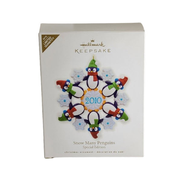 2010 Snow Many Penguins Hallmark Ornament (Penguins) QXE3096