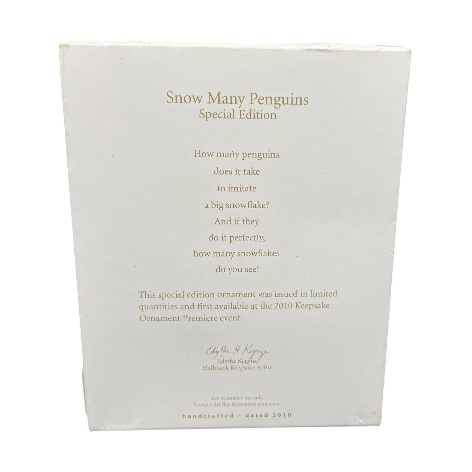 2010 Snow Many Penguins Hallmark Ornament (Penguins) QXE3096 Image4