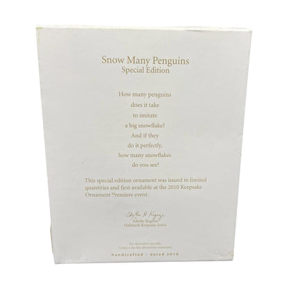 2010 Snow Many Penguins Hallmark Ornament (Penguins) QXE3096 Image4