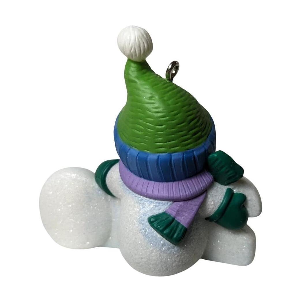 2010 Snowman with Hat & Scarf Hallmark Ornament (Frosty Fun Decade) QX8143 Image3
