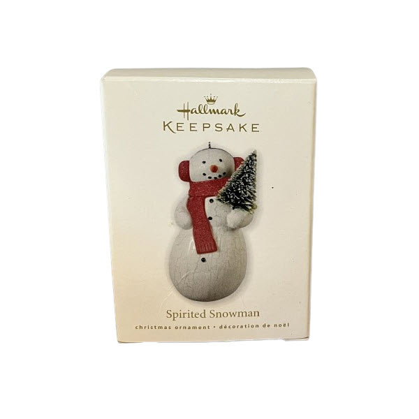 2010 Spirited Snowman Hallmark Ornament (Snowman) QXG7356