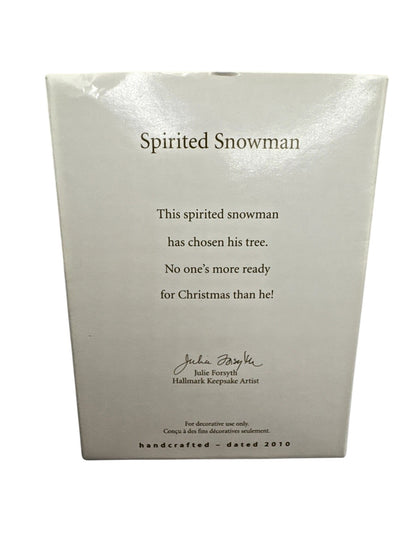 2010 Spirited Snowman Hallmark Ornament (Snowman) QXG7356 Image6