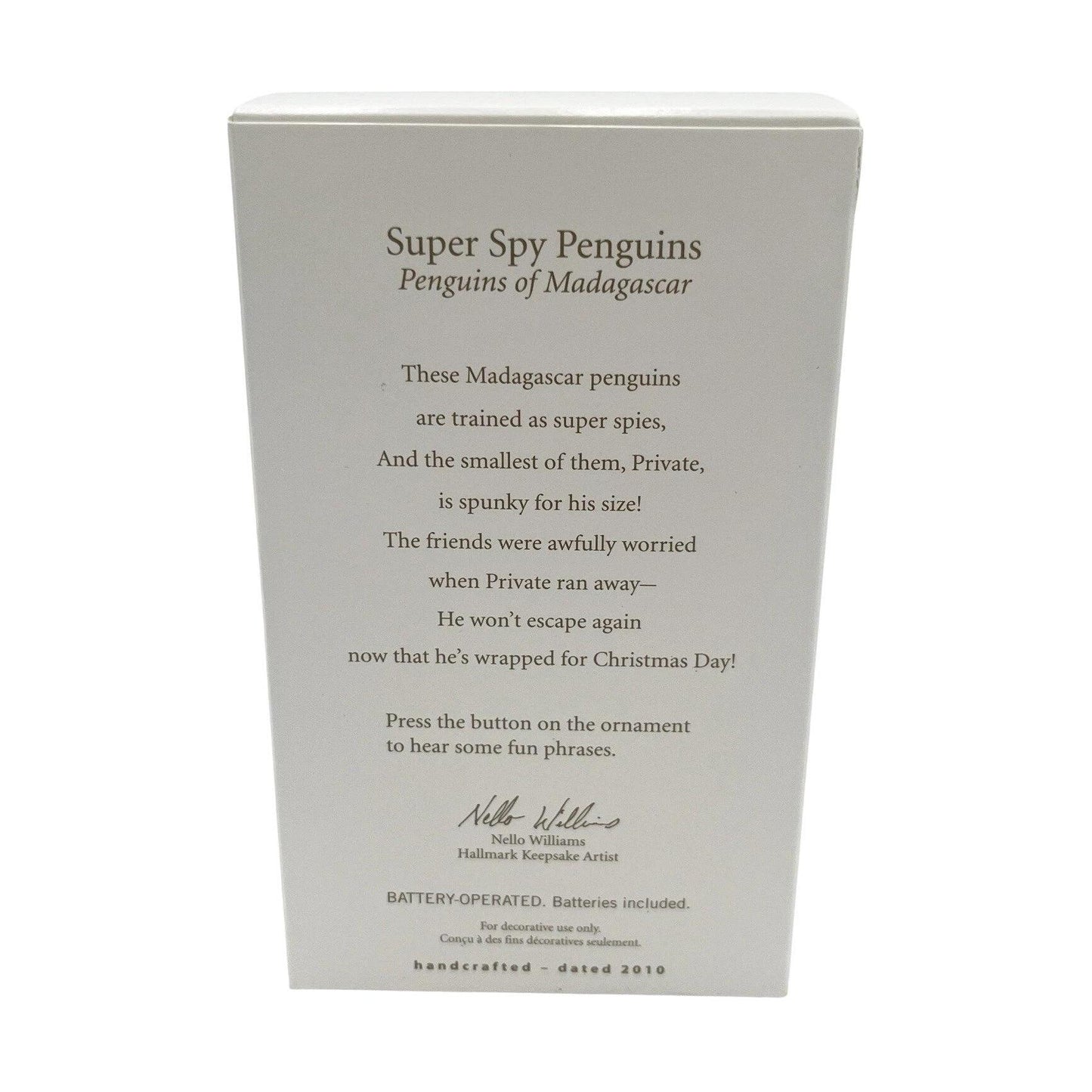 2010 Super Spy Penguins Hallmark Ornament (Penguins of Madagascar) QXI2356 Image6