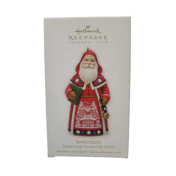 2010 Switzerland Hallmark Ornament (Santa From Around the World) QXC1023