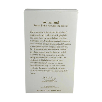 2010 Switzerland Hallmark Ornament (Santa From Around the World) QXC1023 Image7