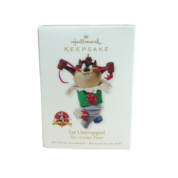 2010 Taz Unwrapped Hallmark Ornament (Looney Tunes) QXI2046