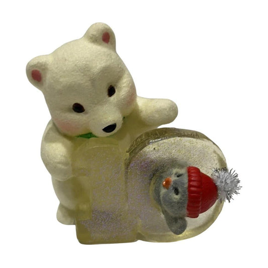 2010 Ten Terrific Years Hallmark Ornament (Snowman and Tuxedo) QXE3053 Image1
