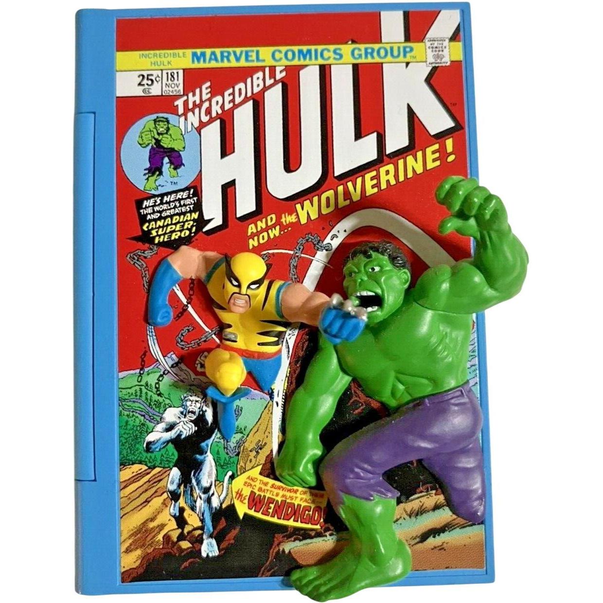 2010 The Incredible Hulk and Wolverine Hallmark Ornament (Comic Book Heroes) QX8453