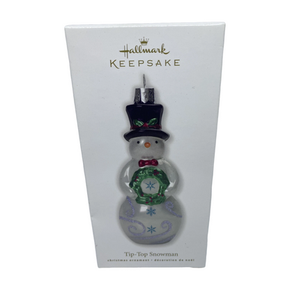 2010 Tip-Top Snowman Hallmark Ornament (Snowmen) QXG7336 Image2