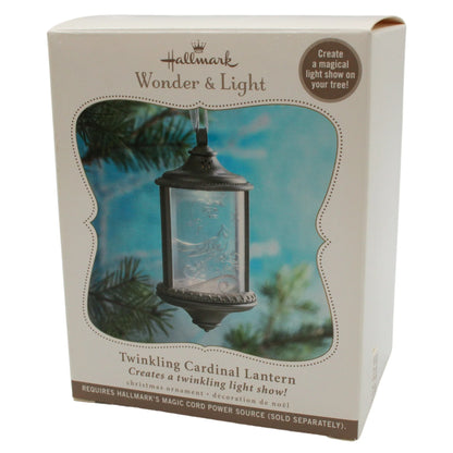 2010 Twinkling Cardinal Hallmark Ornament (Wonder and Light) QXG3666