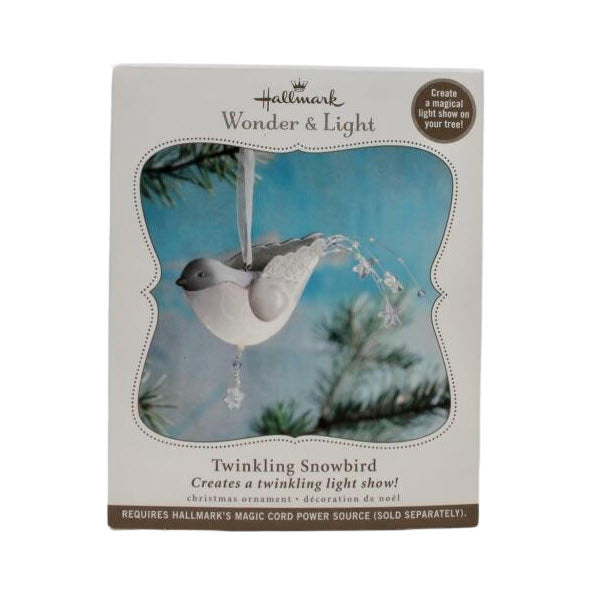 2010 Twinkling Snowbird Hallmark Ornament (Wonder and Light) QXG3613