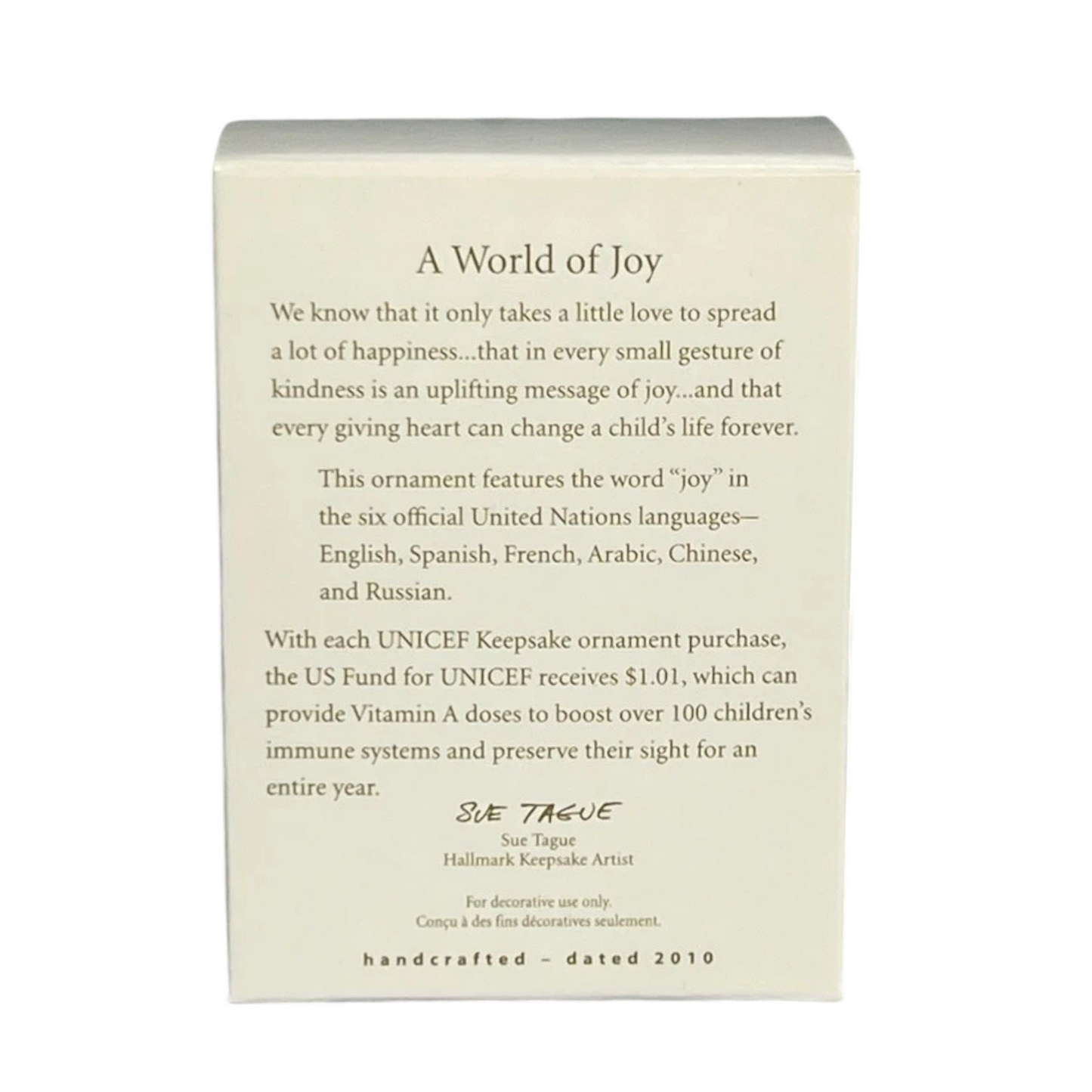 2010 UNICEF A World of Joy (UNICEF)