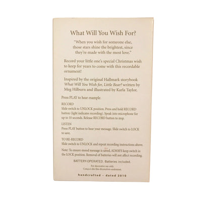 2010 What Will You Wish For? Hallmark Ornament (Polar Bear) QXG3146