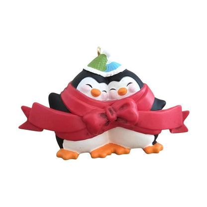 2010 Wrapped in Love Hallmark Ornament (Penguin) QXG7513 Image1