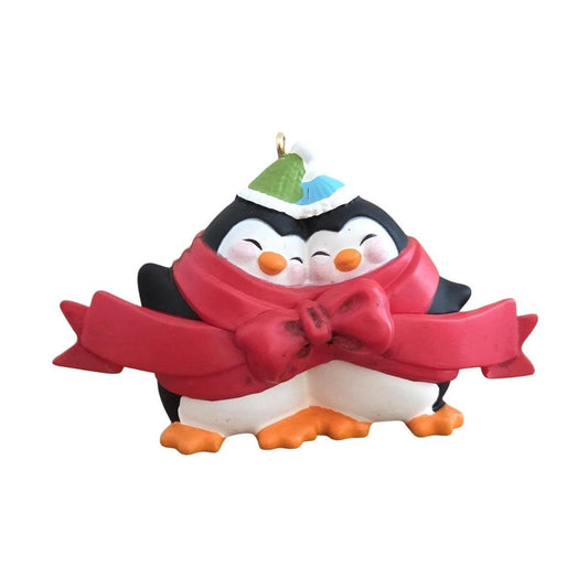 2010 Wrapped in Love Hallmark Ornament (Penguin) QXG7513 Image1