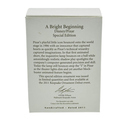 2011 A Bright Beginning Hallmark Ornament (Disney/Pixar) QXE3099