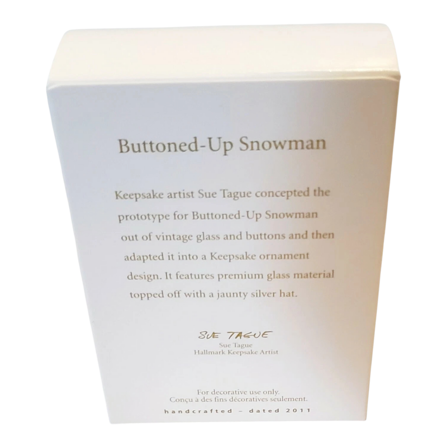 2011 Buttoned-Up Snowman (Snowmen)