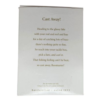 2011 Cast Away! Hallmark Ornament (Fishing) QXI2189