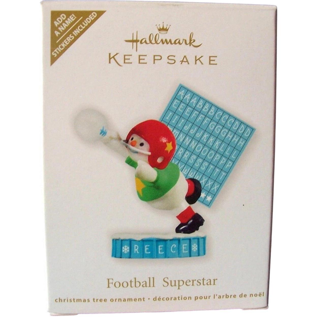 2011 Football Superstar Hallmark Ornament (Sports & Activities) QXG4359
