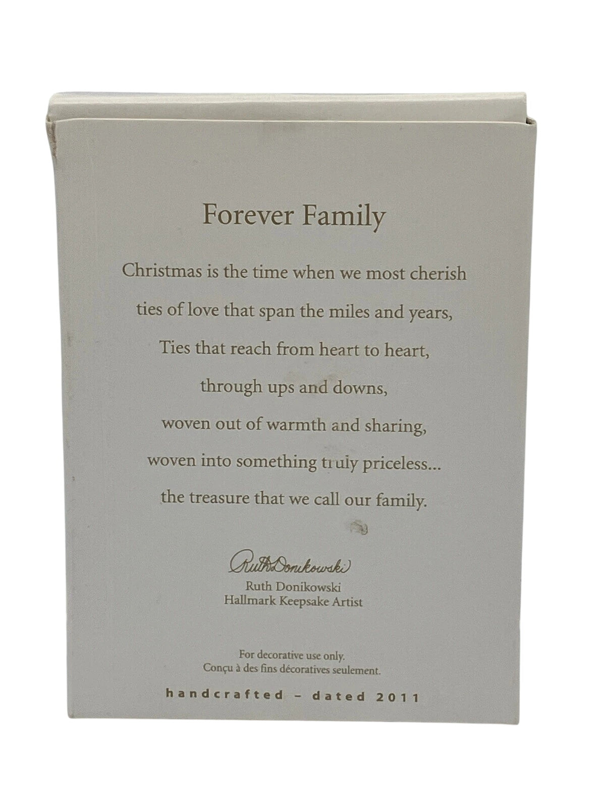 2011 Forever Family Hallmark Ornament (New Home) QXG4309