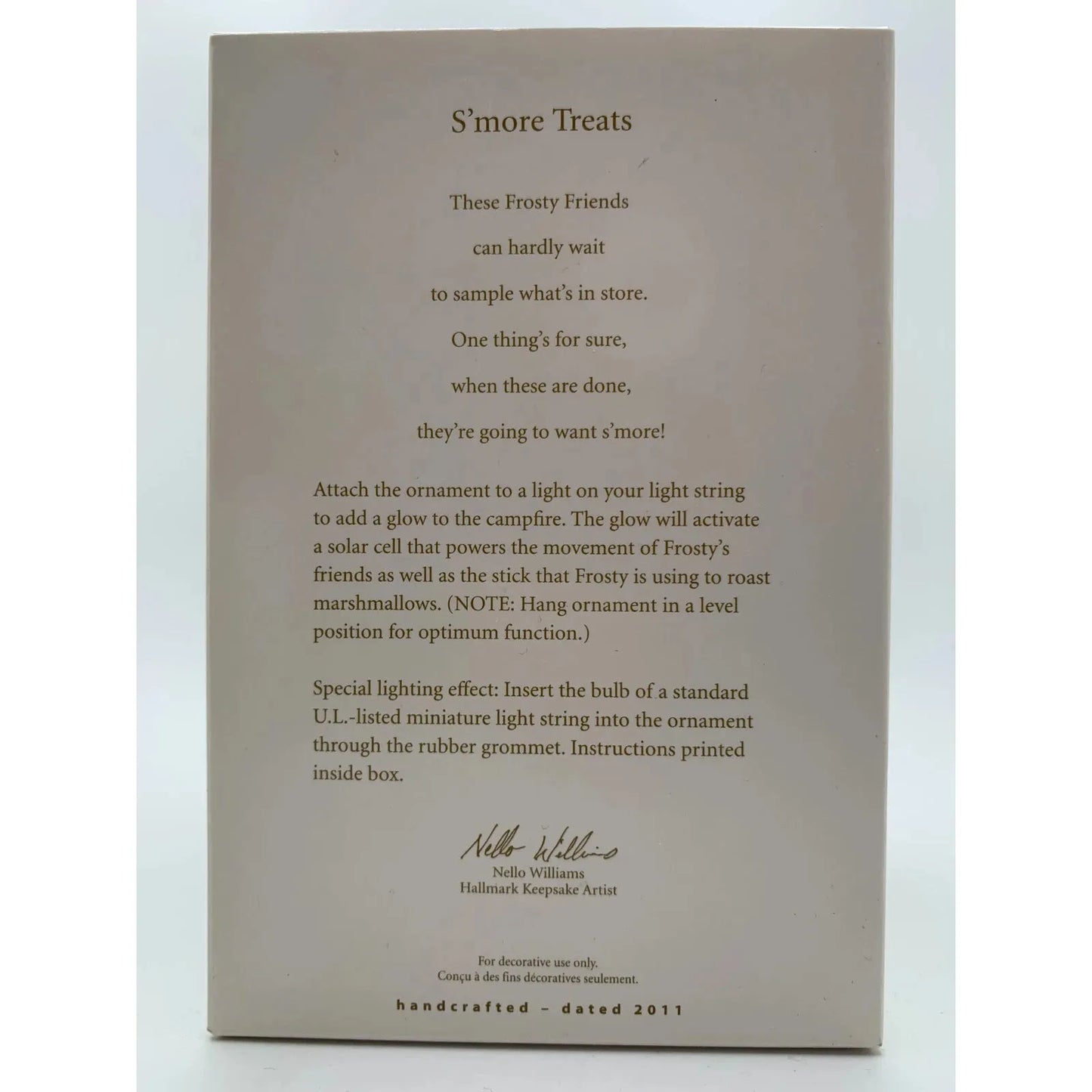 2011 Frosty Friends - S'more Treats Hallmark Ornament (Frosty Friends) QXG4187