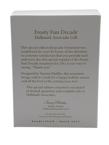 2011 Frosty Fun Decade Repaint Hallmark Ornament (Frosty Fun Decade) RCB1825