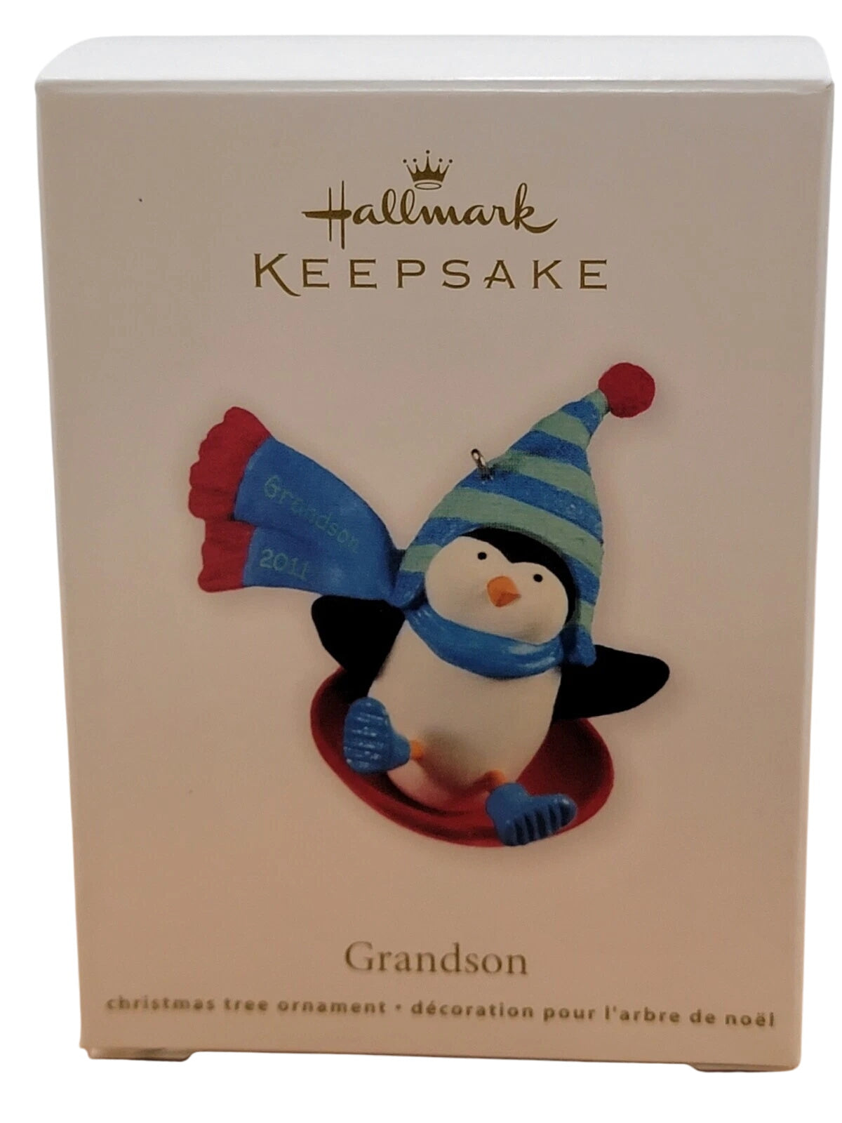2011 GrandSon Hallmark Ornament (Penguins) QXG4059