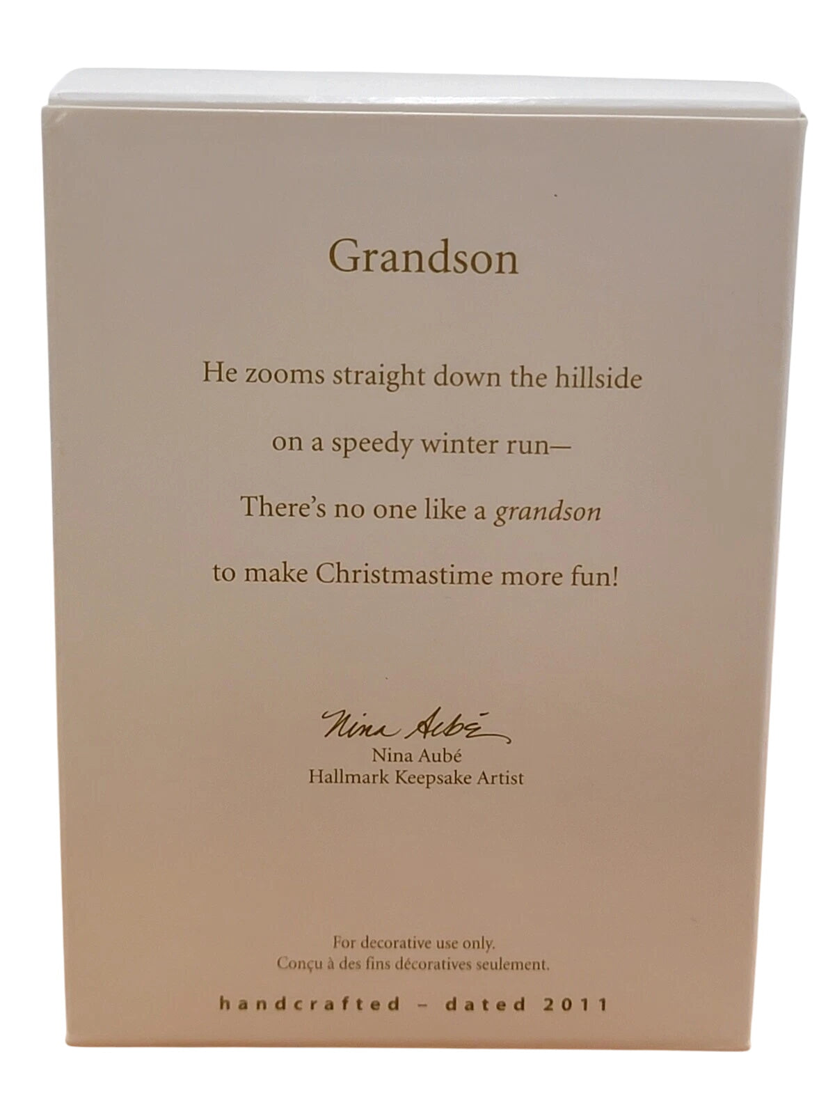 2011 GrandSon Hallmark Ornament (Penguins) QXG4059