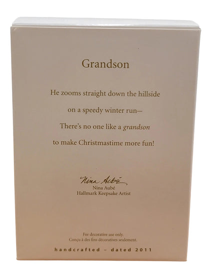 2011 GrandSon Hallmark Ornament (Penguins) QXG4059