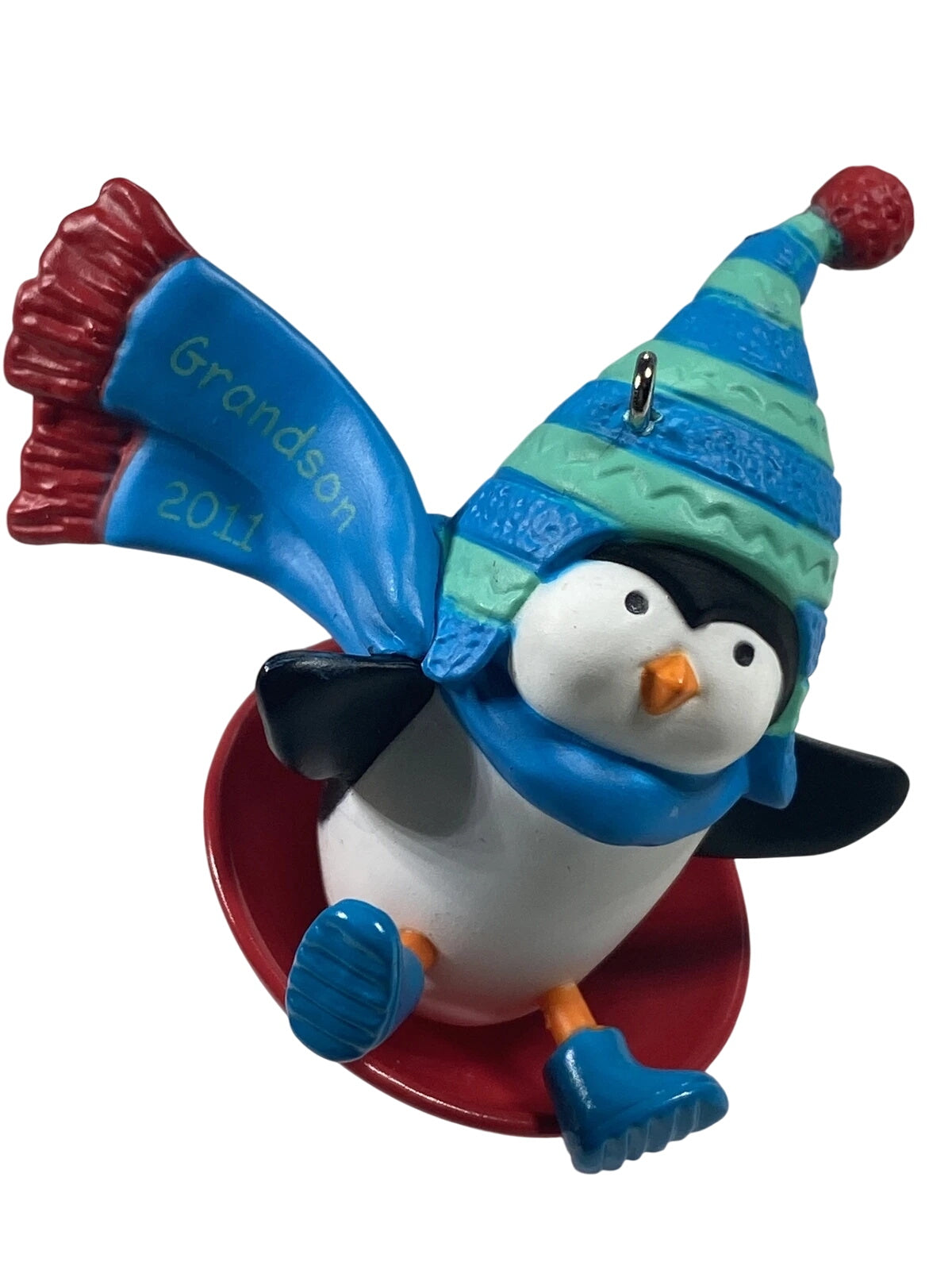 2011 GrandSon Hallmark Ornament (Penguins) QXG4059