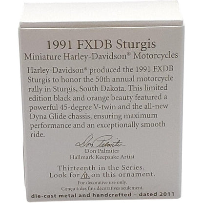 2011 Hallmark Ornament (1991) FXDB Sturgis Hallmark Ornament (Harley-Davidson) QXM9109