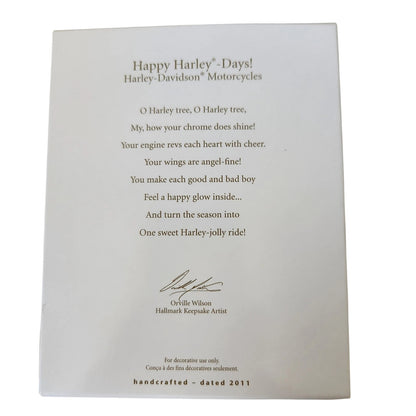 2011 Happy Harley-Days! Hallmark Ornament (Harley-Davidson) QXI2337