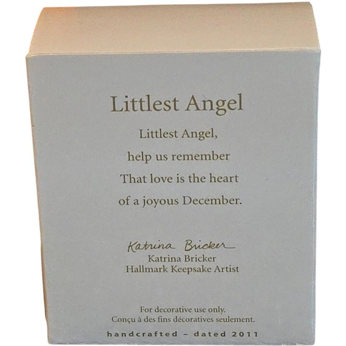 2011 Littlest Angel Hallmark Ornament (Angel) QXM9129