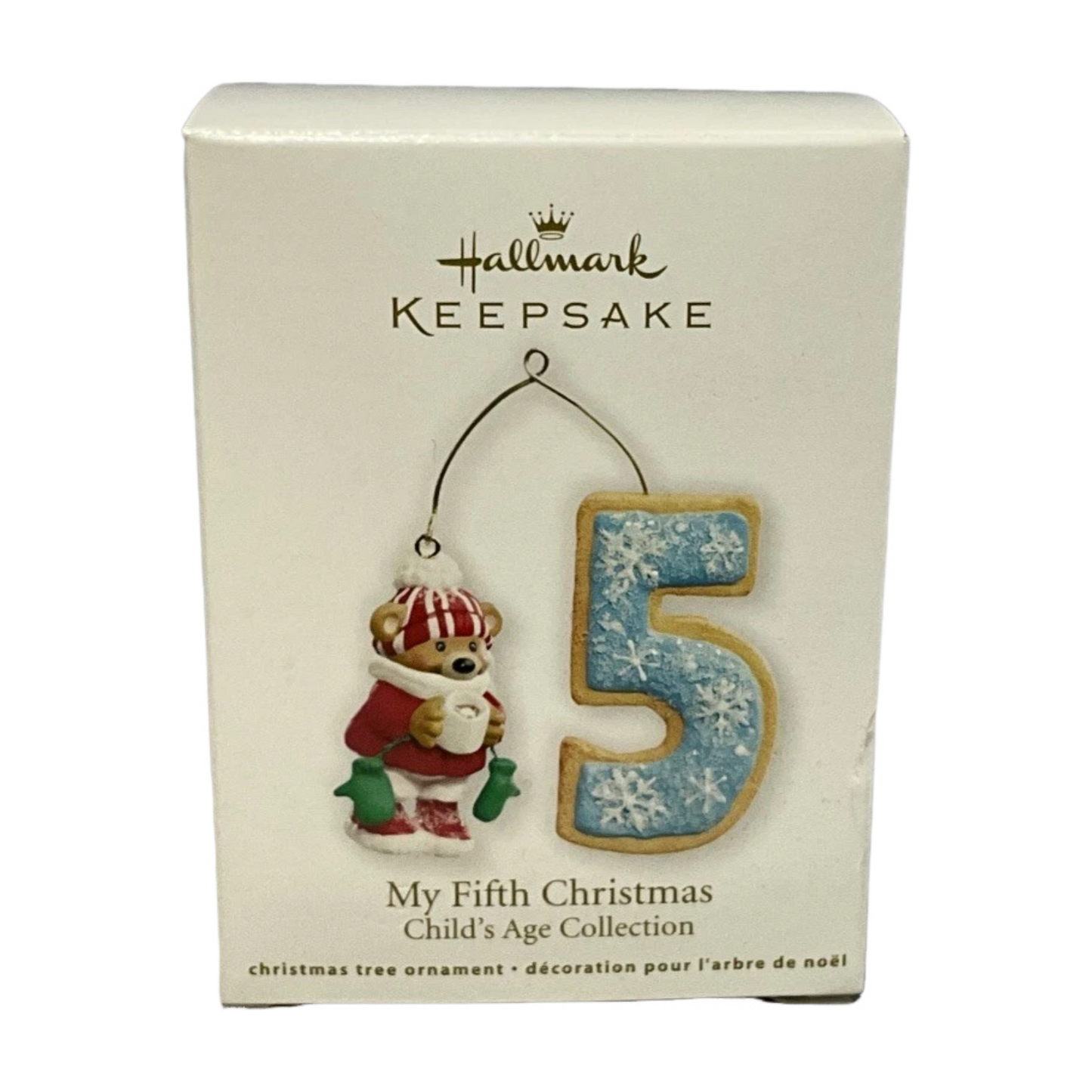 2011 My Fifth Christmas Hallmark Ornament (Child's Age Collection) QXG7623