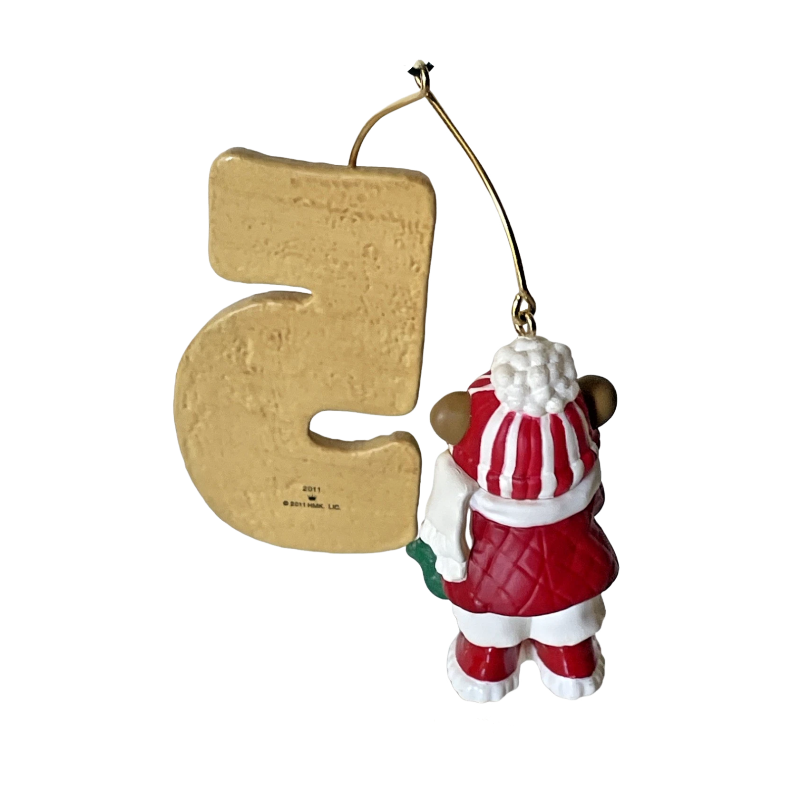 2011 My Fifth Christmas Hallmark Ornament (Child's Age Collection) QXG7623