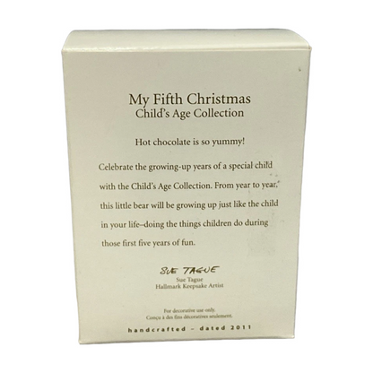 2011 My Fifth Christmas Hallmark Ornament (Child's Age Collection) QXG7623