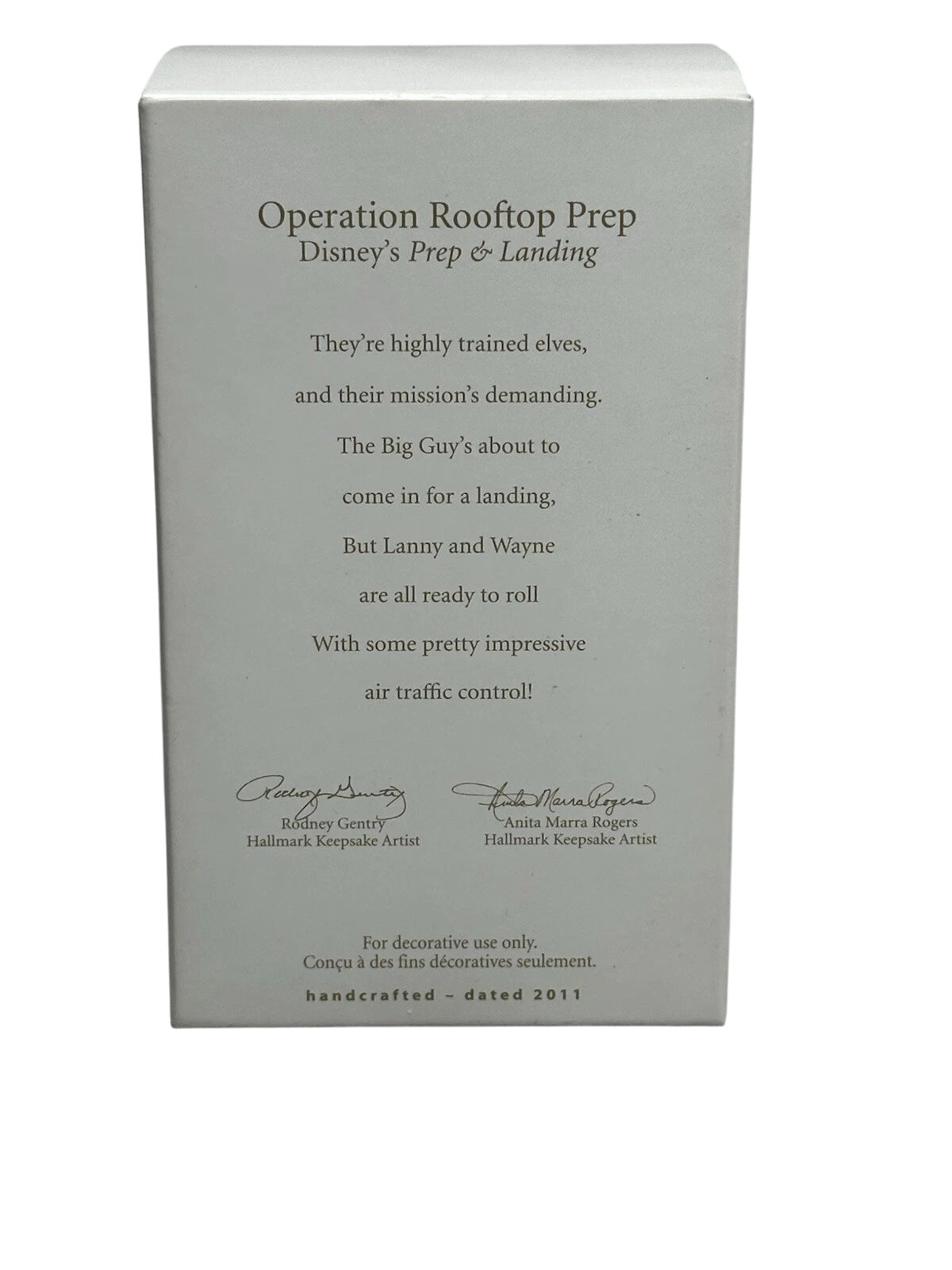 2011 Operation Rooftop Prep Hallmark Ornament (Prep & Landing) QXD1689