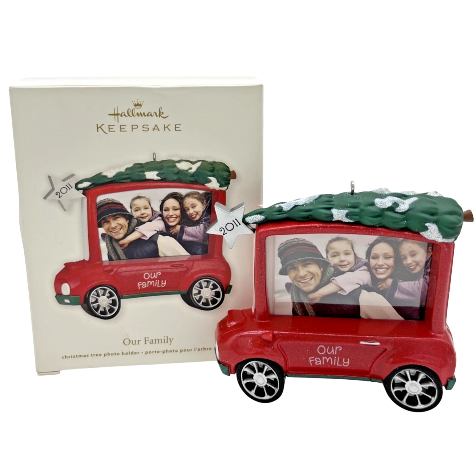2011 Our Family Hallmark Ornament (Photo Holder) QXG4269