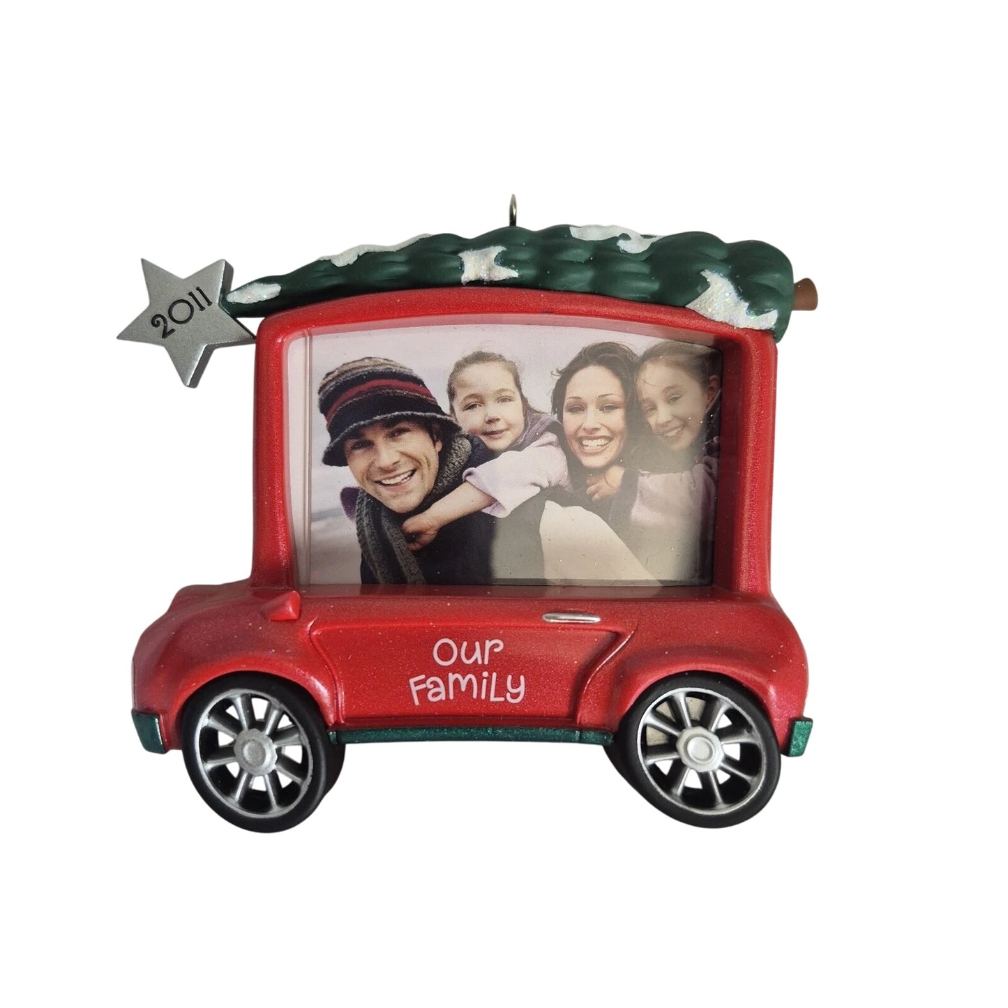 2011 Our Family Hallmark Ornament (Photo Holder) QXG4269