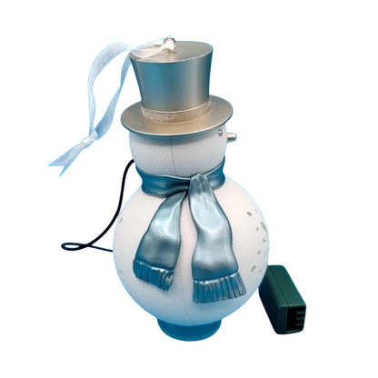 2011 Pierced Snowman Hallmark Ornament (Wonder and Light) QXG3659