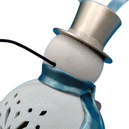 2011 Pierced Snowman Hallmark Ornament (Wonder and Light) QXG3659