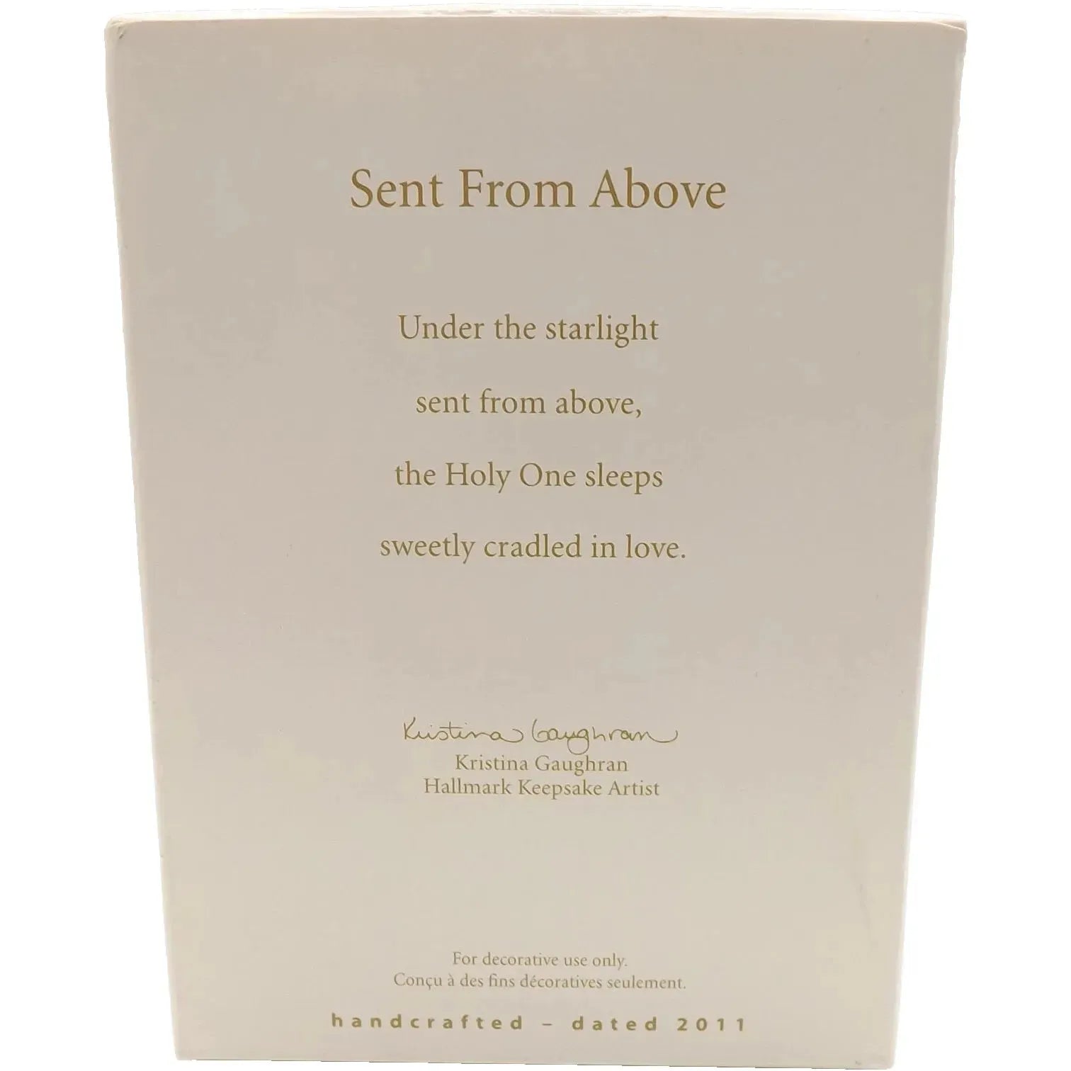2011 Send From Above Hallmark Ornament (Nativity) QXG4207