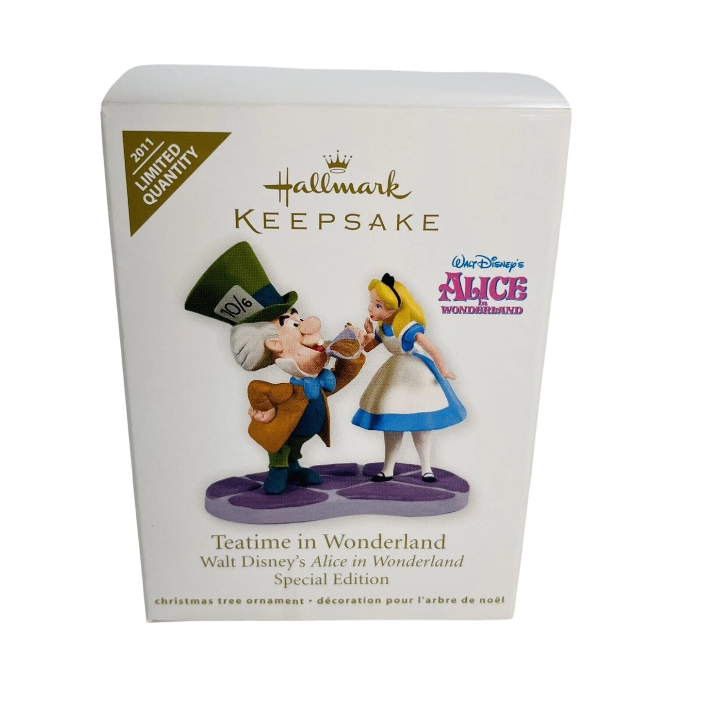 2011 Teatime in Wonderland Hallmark Ornament (Alice in Wonderland) QXE3007