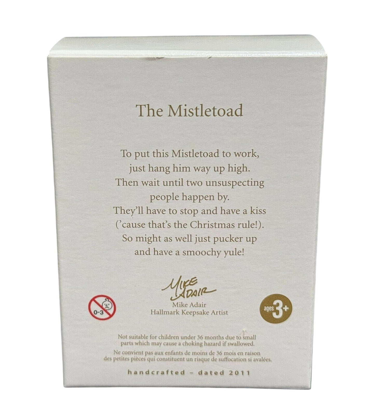 2011 The Mistletoad Hallmark Ornament (Frog) QXG4779