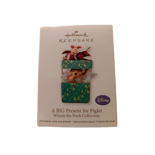 2011 A Big Present for Piglet Hallmark Ornament (Winnie the Pooh) QXD1126