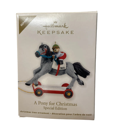 2011 A Pony for Christmas Hallmark Ornament (A Pony for Christmas) QX8877 Image2
