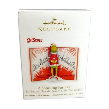 2011 A Shocking Surprise Hallmark Ornament (The Grinch) QXI2429