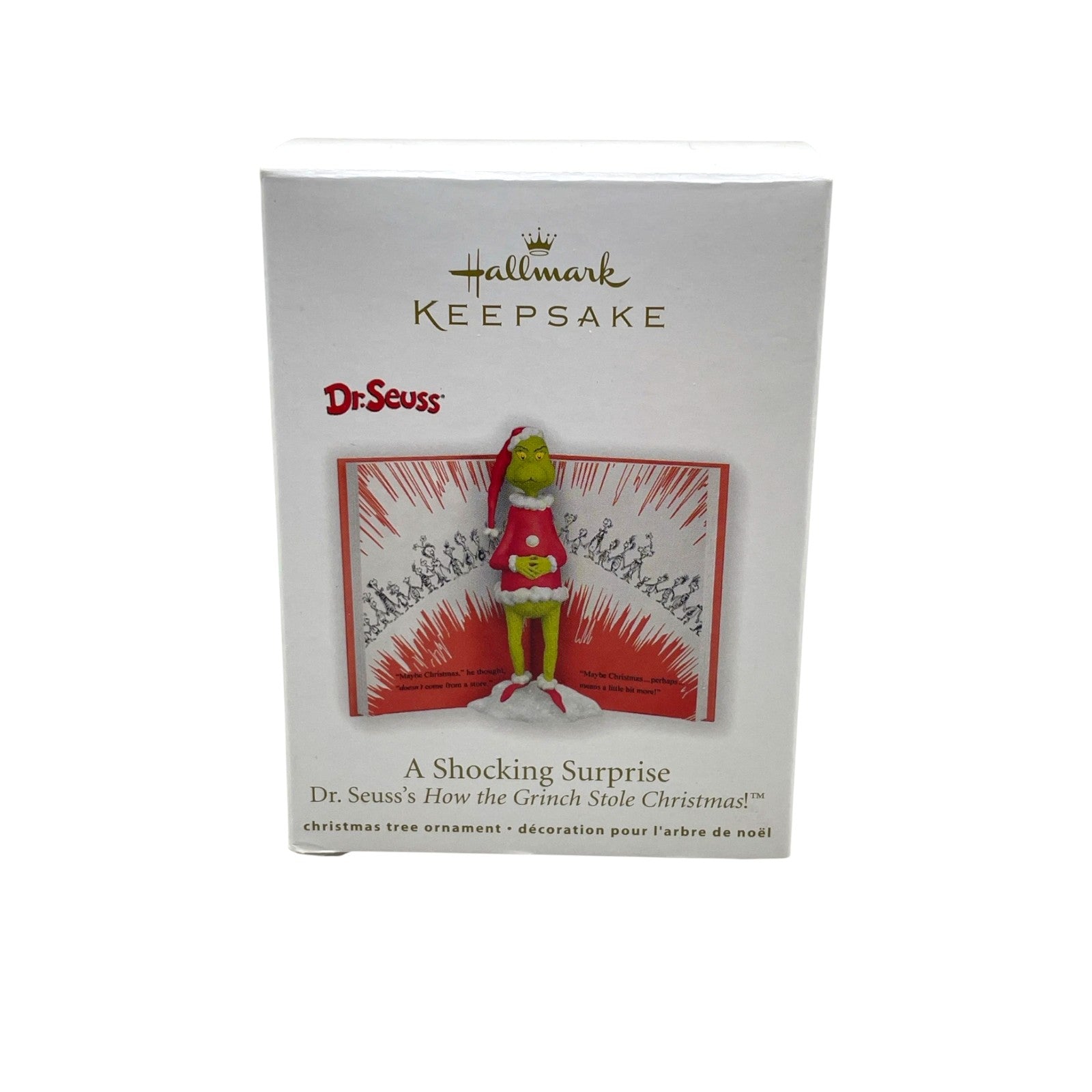 2011 A Shocking Surprise Hallmark Ornament (The Grinch) QXI2429 Image2