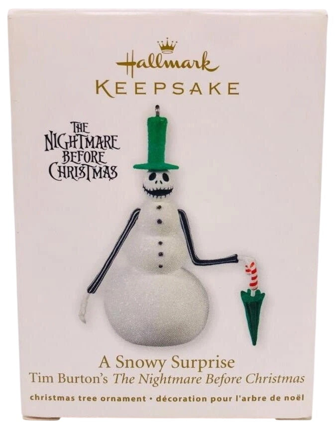 2011 A Snowy Surprise Hallmark Ornament (Tim Burton's The Nightmare Before Christmas) QXD1009 Image2