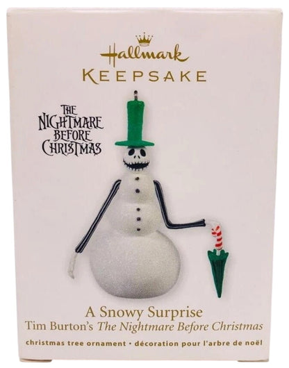 2011 A Snowy Surprise Hallmark Ornament (Tim Burton's The Nightmare Before Christmas) QXD1009 Image2
